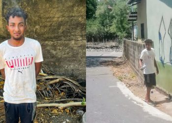 Denuncia ciudadana permite la captura de sujeto que pintaba grafitis alusivos a pandilla