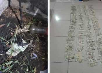 Localizan más de $15,000 enterrados en vivienda de profesor distribuidor de droga en La Libertad