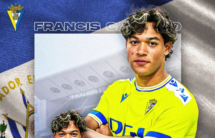 Francis Castillo jugará en las canteras del Cádiz. Foto: Cádiz.