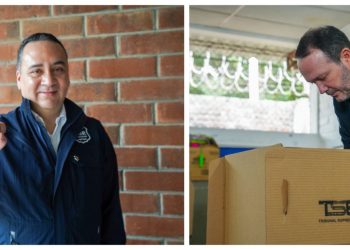 Autoridades de seguridad acuden a emitir su voto