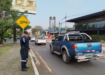 Desarrollan acciones para mejorar el tránsito vehicular en San Miguel