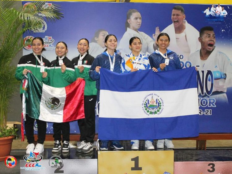 La delegación salvadoreña tuvo una buena actuación en Nicaragua. Fotos/FSK