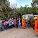 Protección Civil rescata a 19 turistas en el volcán de San Vicente
