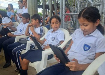 Instalan internet gratis en el parque central de El Refugio, Ahuachapán