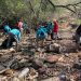 Lancheros limpian la isla Zacatillo en La Unión