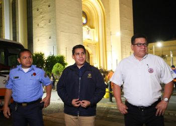 Protección Civil ejecuta operativo durante la procesión del Santo Entierro