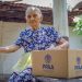 Gobierno entrega alimentos en San Juan Nonualco, La Paz