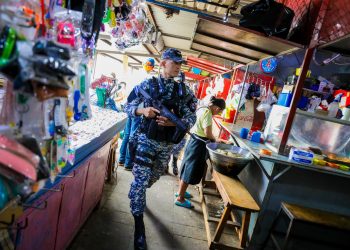 Policía ejecuta patrullaje preventivo en zona del mercado Central
