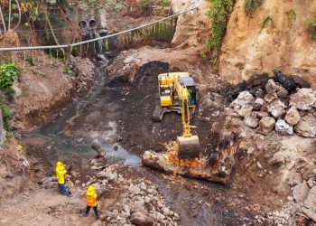 Obras Públicas invierte $1.4 millones para eliminar cárcava en San Jacinto