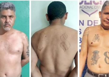 Capturan a ocho criminales que intentaron ocultar tatuajes de pandillas