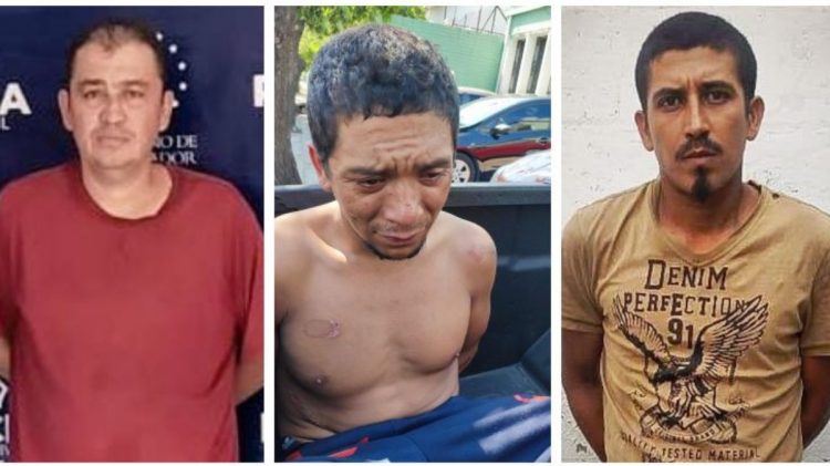 Las detenciones se realizaron en las últimas dos semanas. Fotos PNC.