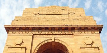 India Gate, un monumento a los soldados caídos de India