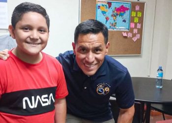 Frank Rubio cumplió el sueño de un niño migueleño que anhela ser astronauta