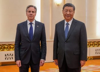 Encuentro. El presidente chino, Xi Jinping, dialogó con el secretario de Estado de EE.UU. Antony Blinken.