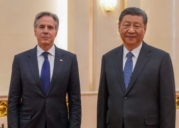 Encuentro. El presidente chino, Xi Jinping, dialogó con el secretario de Estado de EE.UU. Antony Blinken.