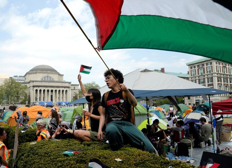 Rechazo. Las protestas se han extendido por las universidades desde hace semanas.. Foto AFP.