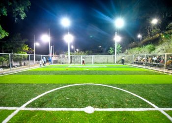 Obras Públicas finaliza trabajos en cancha ubicada en Zaragoza