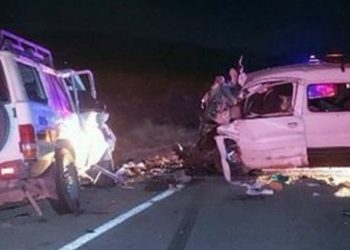 Un total de 14 muertos en choque frontal en carretera de Bolivia