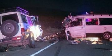 Un total de 14 muertos en choque frontal en carretera de Bolivia