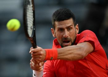 Djokovic empieza en Roma con triunfo fácil pero es golpeado por una botella
