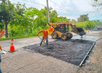 Fovial interviene más de 30 puntos de bacheo esta semana