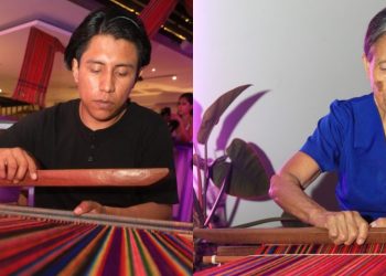 Exhiben textiles tradicionales de Panchimalco