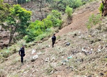 Autoridades decomisan armas de fuego encontradas en Santa Ana