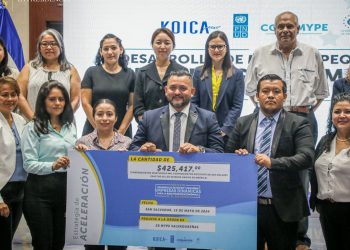 Mypes salvadoreñas reciben más de $425,000 en fondos no reembolsables