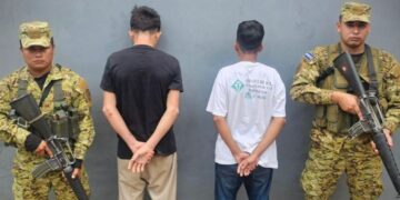 Dos menores de edad vinculados con la MS son intervenidos en San Juan Opico