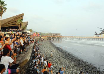 Realizan actividades recreativas en el Puerto de La Libertad en conmemoración del Bicentenario de la Fuerza Armada