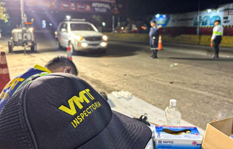 A escala nacional se mantienen diferentes controles antidopaje para prevenir accidentes viales. Foto: VMT.