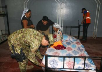 Evacúan a 18 personas en Yayantique, La Unión