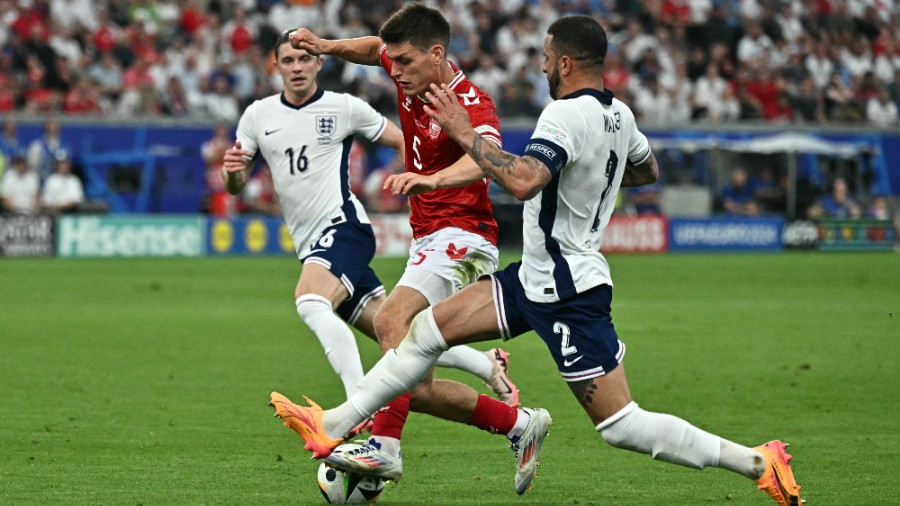 Inglaterra se frenó con un empate ante Dinamarca