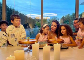Sin lujos: Así celebró Cristiano el cumpleaños de sus mellizos Eva y Mateo