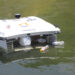 Embajada de Estados Unidos dona drones acuáticos para limpiar el lago de Ilopango