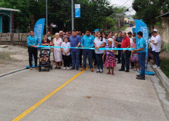 Obras Municipales entregó calles renovadas en la zona urbana de Jocoro, Morazán