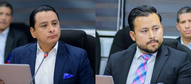 Autoridades de la Comisión Nacional de Activos Digitales llegaron ayer a la Asamblea.