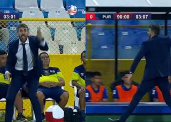 ¡Irritado! Así fue la secuencia de enojos de David Dóniga en el partido ante Puerto Rico