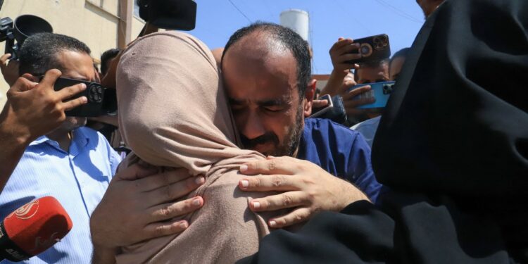 Director del hospital Al- Shifa, Mohammed Abu Salmiya.   Foto: AFP