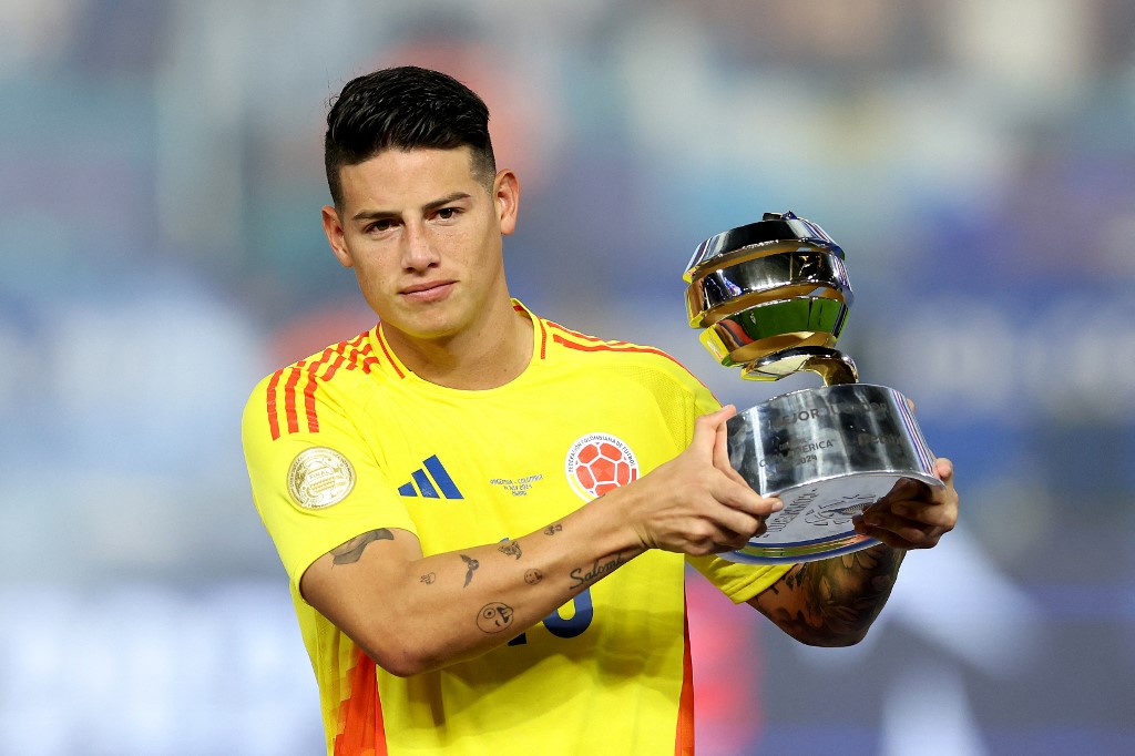 James Rodriguez James Rodríguez, Mejor Jugador de la Copa América 2024 – Diario El Salvador