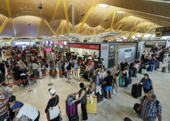 Todos los aeropuertos españoles afectados por el fallo informático mundial