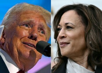 Trump lidera encuesta con 49 % de intención de voto frente a Harris, con 46 %