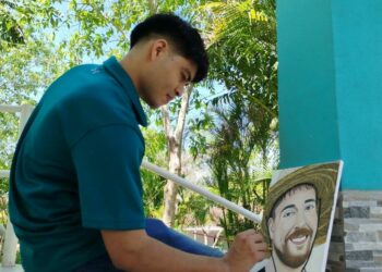 Kevin sueña con pintar como en el hiperrealismo