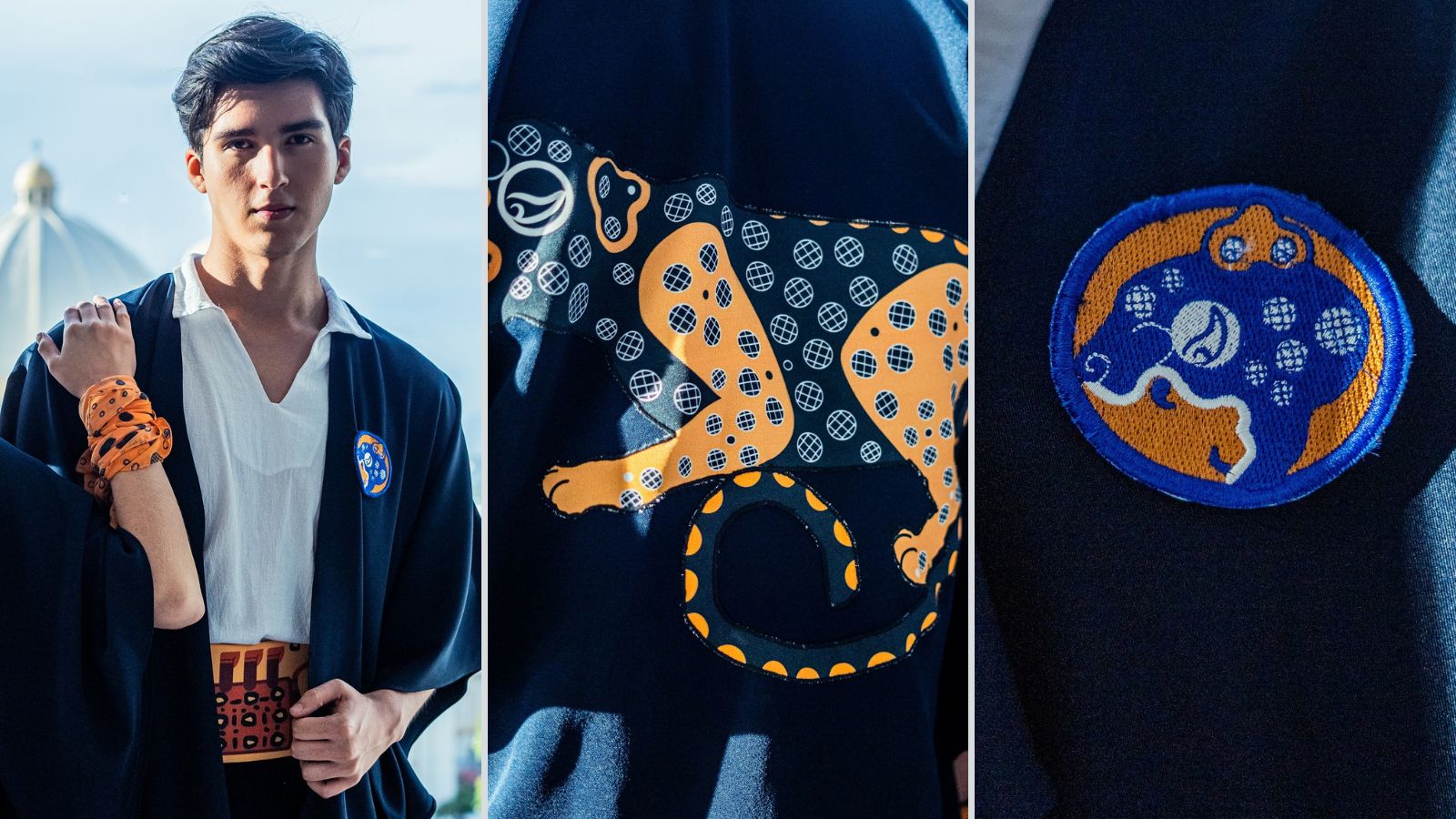Collage uniforme de gala delegación de El Salvador en las Olimpiadas de París 2024