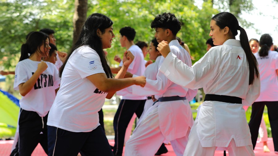 Este miércoles, el Comité Olímpico de El Salvador realizó el Olympic Fest, en el parque Cuscatlán