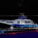 Autoridades trasladan en helicóptero ambulancia a paciente desde San Miguel hacia un hospital en San Salvador