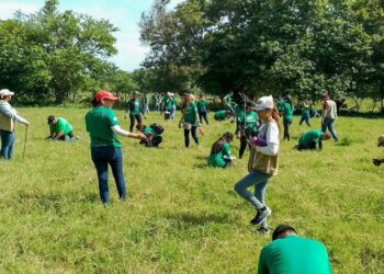 Reforestan el área natural protegida de Santa Clara