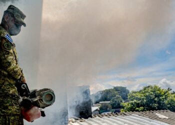 Gobierno ejecuta nueva jornada de fumigación en Mejicanos, San Salvador