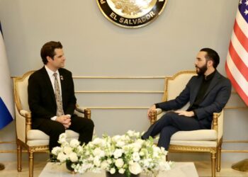«Creemos que las buenas ideas en El Salvador tienen futuro y pueden replicarse»: congresista de Florida, EE.UU., Matt Gaetz