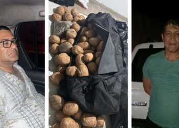 Policías detenidos tenían listos 307 paquetes de marihuana para distribuirlos en la capital